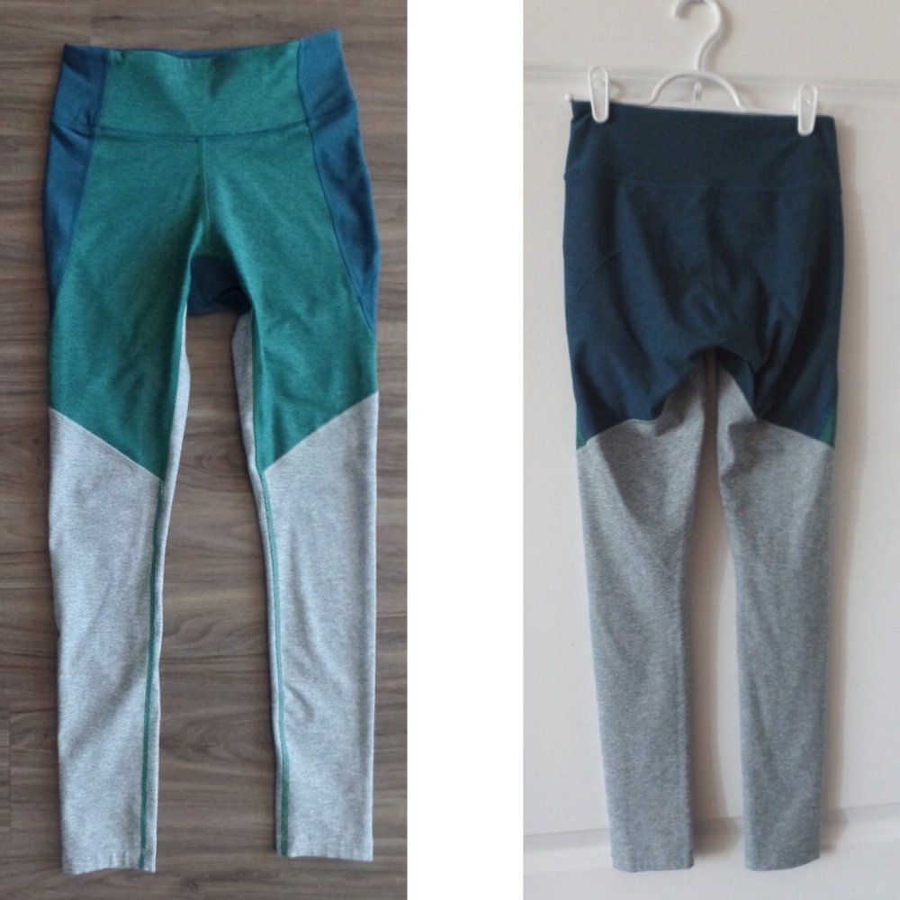 Outdoor Voices 7/8 Colorblock Leggings, sz XS - Picture 9 of 9